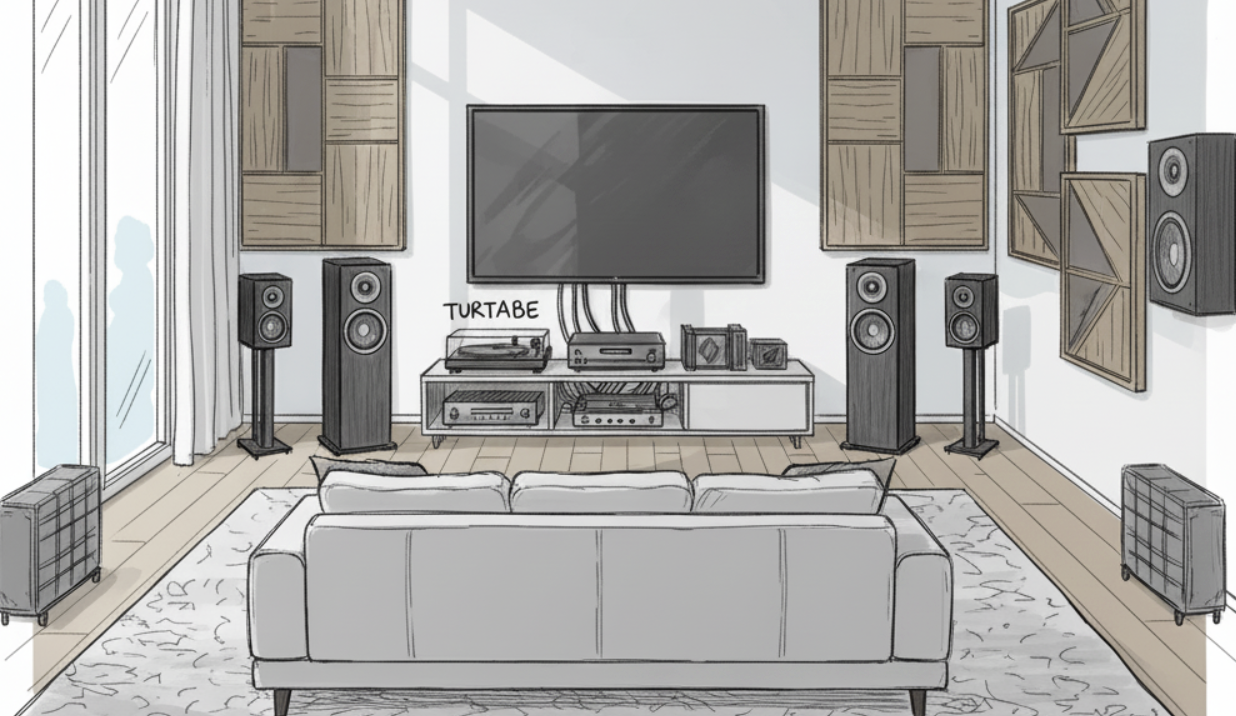 La sala mata más sistemas HiFi que cualquier componente: Acústica básica que sí funciona